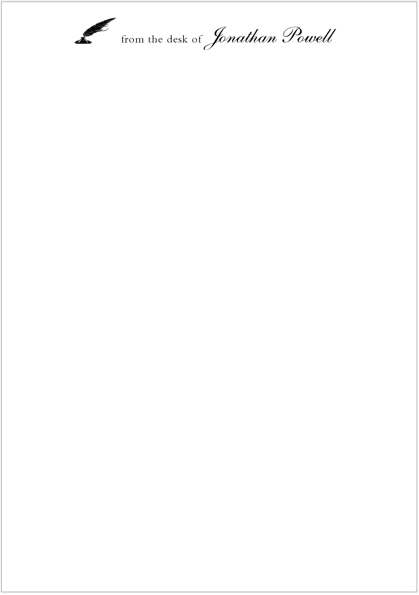 Design 2 A5 Letterhead Gift Set